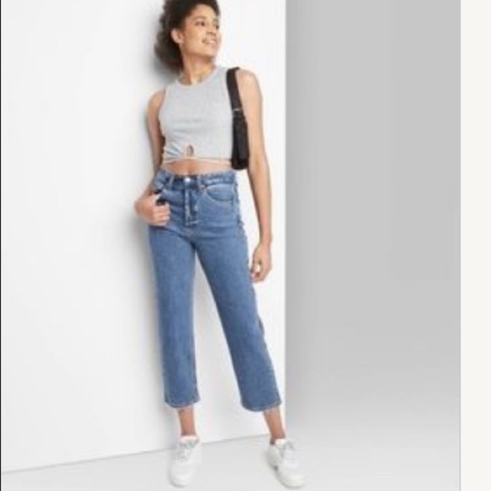 Wild fable highest rise straight jeans